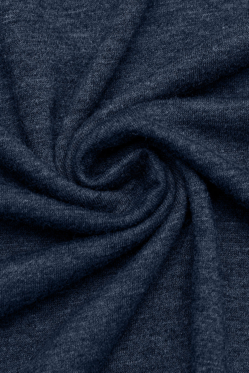 Solid Layered Sleeve V Neck T-Shirt