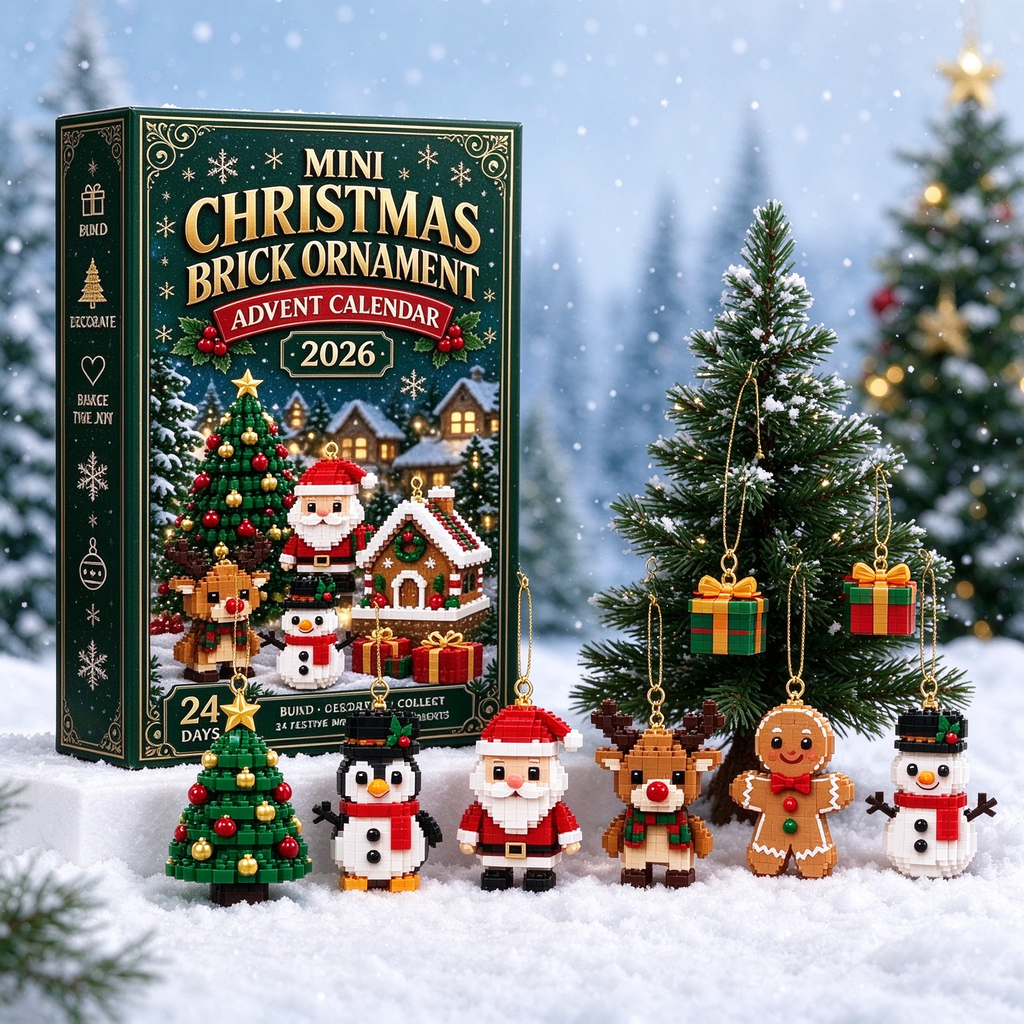 2026 Mini Christmas Brick Ornament Advent Calendar