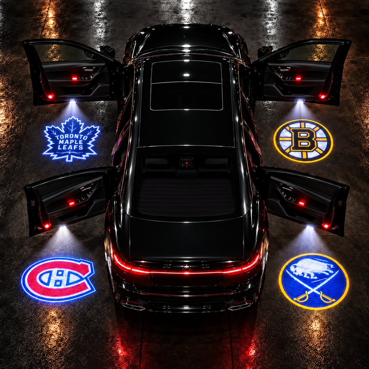 Hockey LED Car Door Projector Light