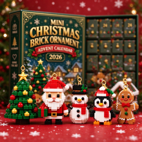 2026 Mini Christmas Brick Ornament Advent Calendar